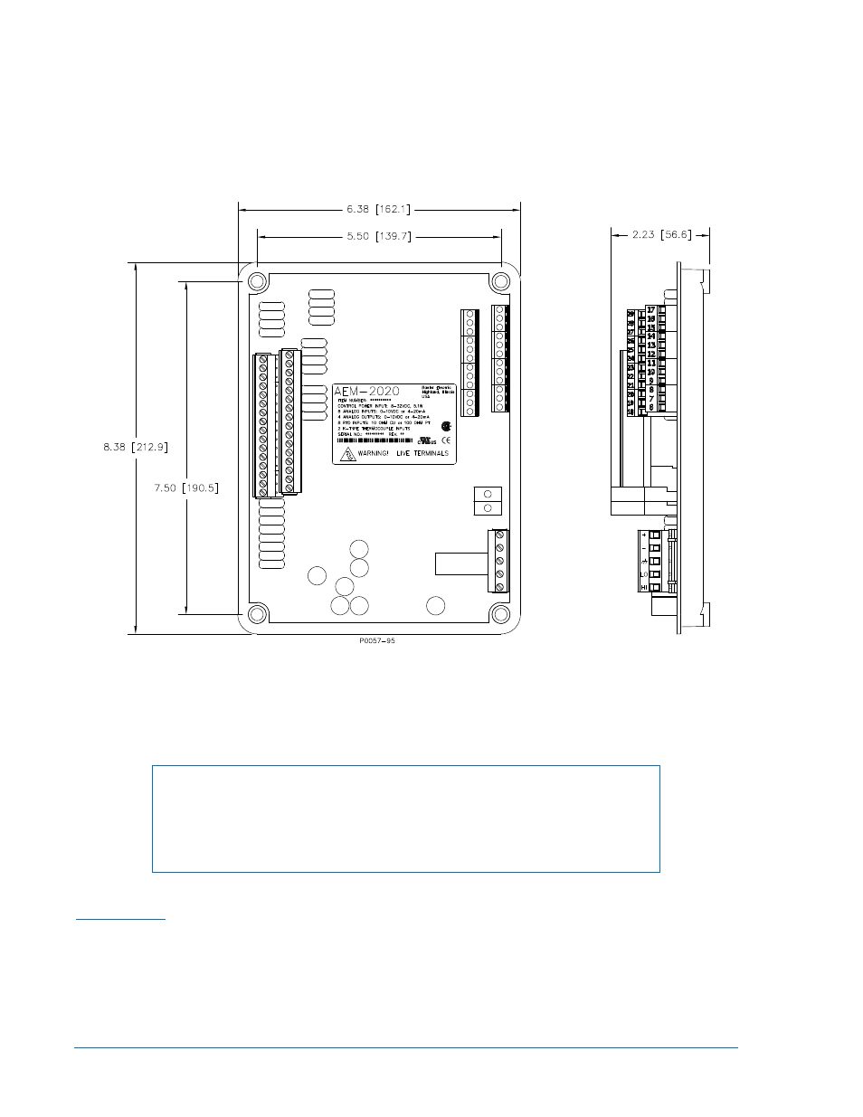 Mounting, Connections, Mounting -4 | Connections -4, Terminations -4, Figure 11-1. aem-2020 overall dimensions -4 | Basler Electric DGC-2020 User Manual | Page 402 / 620