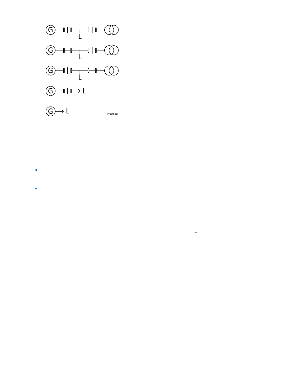 Generator network status display, Mains fail transfer status display, Generator network status display -26 | Figure 2-5. breaker hardware one-line diagram -26 | Basler Electric DGC-2020 User Manual | Page 66 / 620