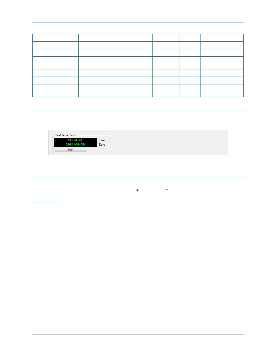 Setting the time and date, Real-time clock specifications | Basler Electric DGC-2020ES User Manual | Page 176 / 252