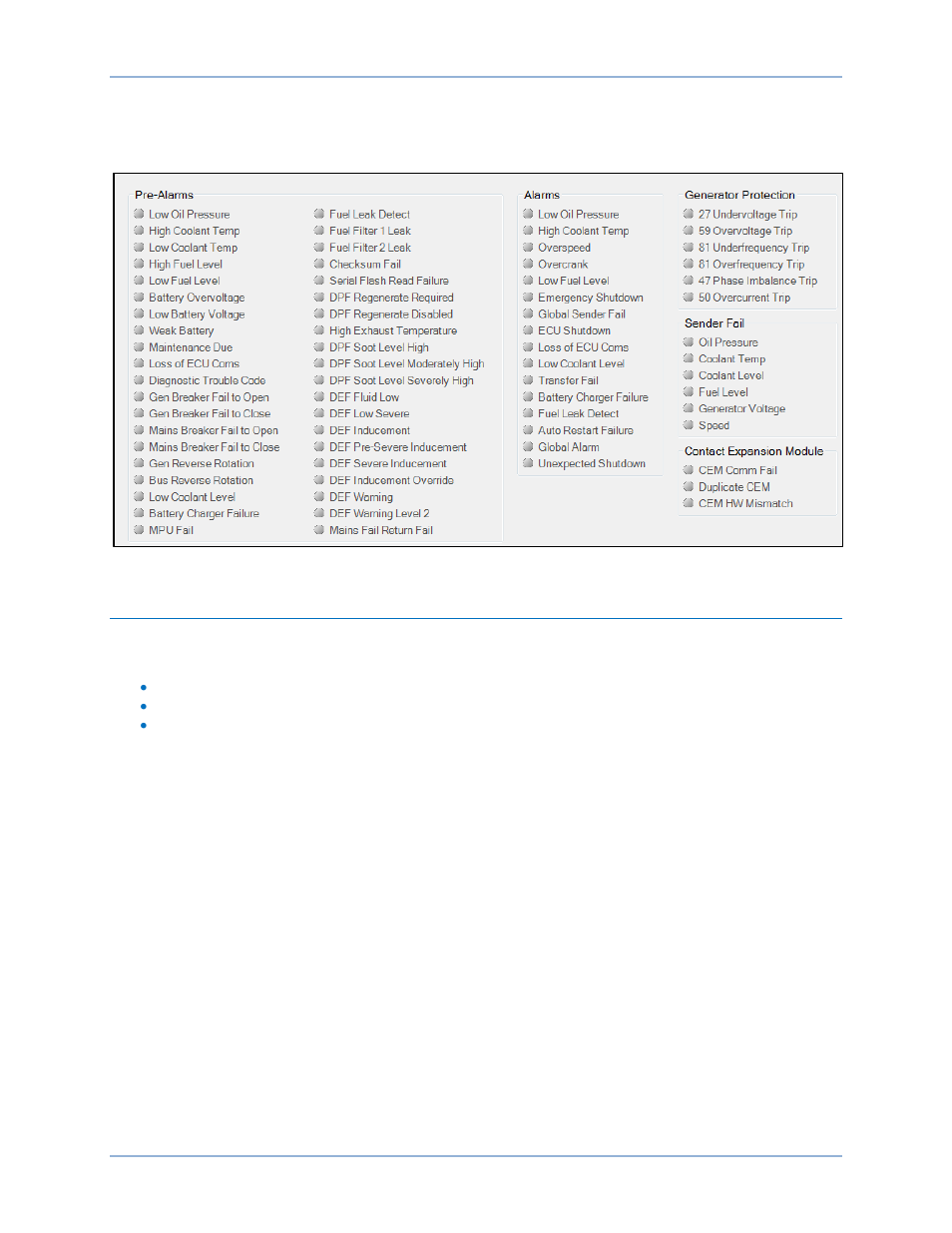 Resetting alarms and pre-alarms | Basler Electric DGC-2020ES User Manual | Page 87 / 252
