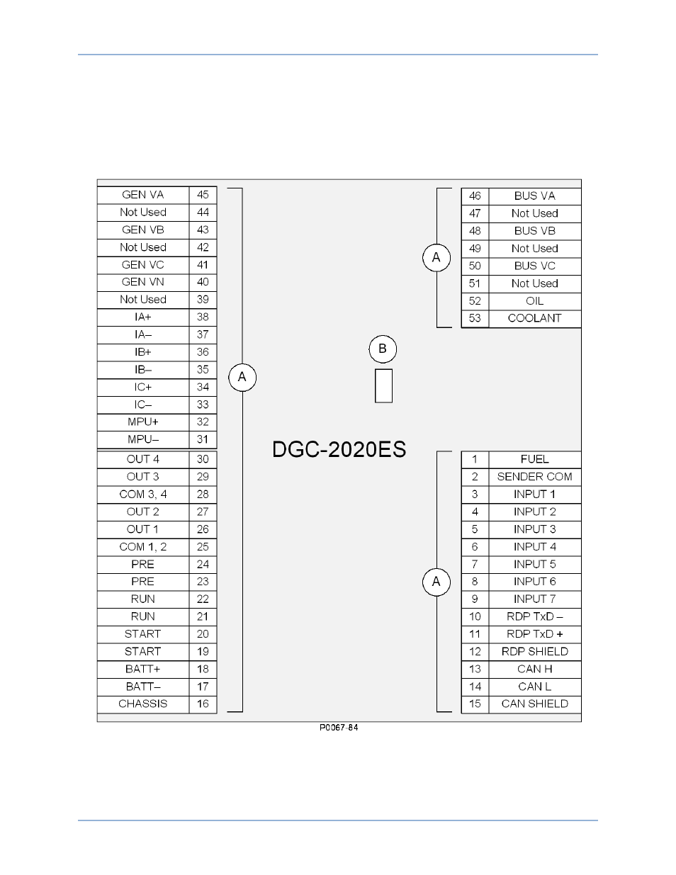 Terminals and connectors | Basler Electric DGC-2020ES User Manual | Page 97 / 252