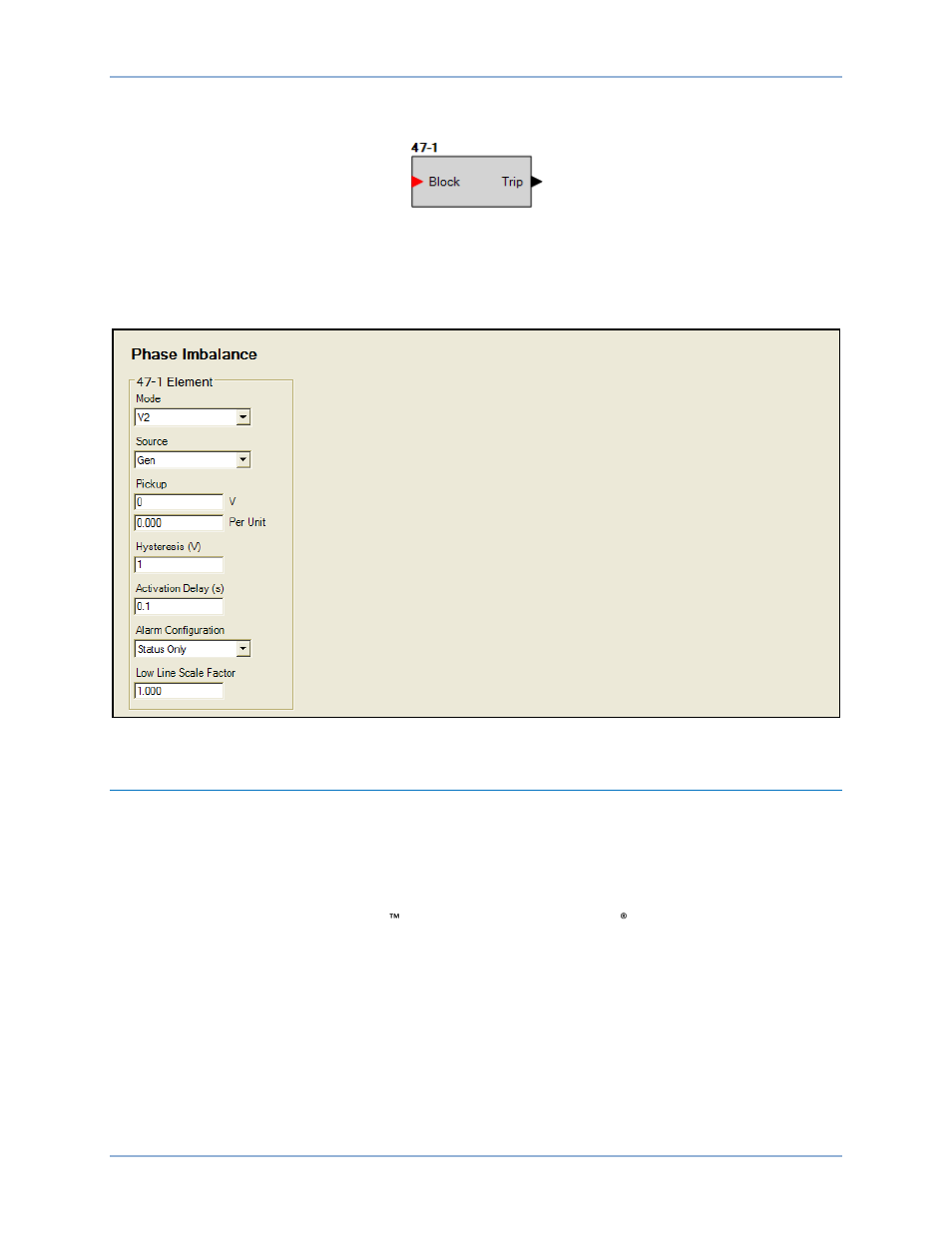 Operational settings, Vector shift (78), Element operation | Basler Electric DGC-2020HD User Manual | Page 143 / 404
