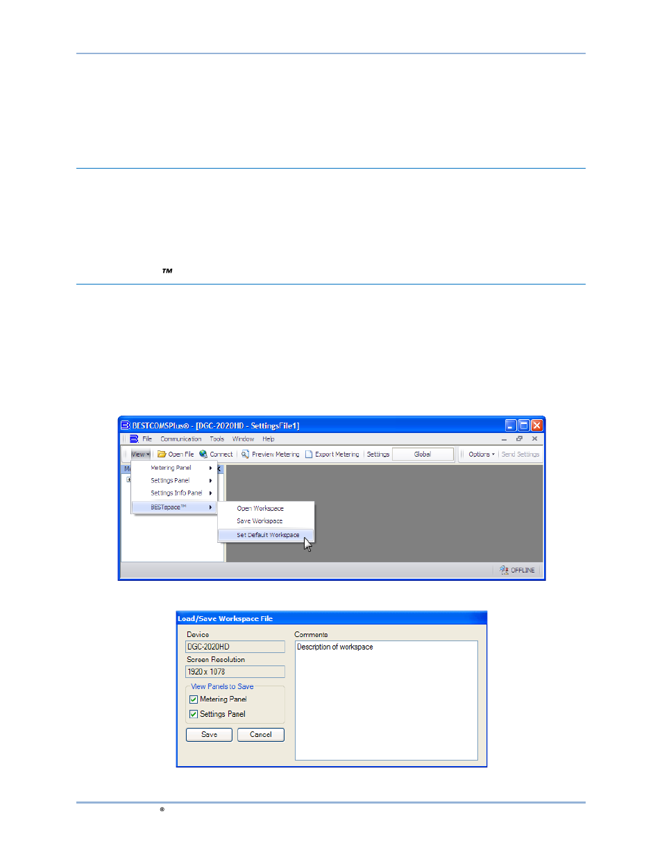 Metering explorer, Bestspace | Basler Electric DGC-2020HD User Manual | Page 210 / 404