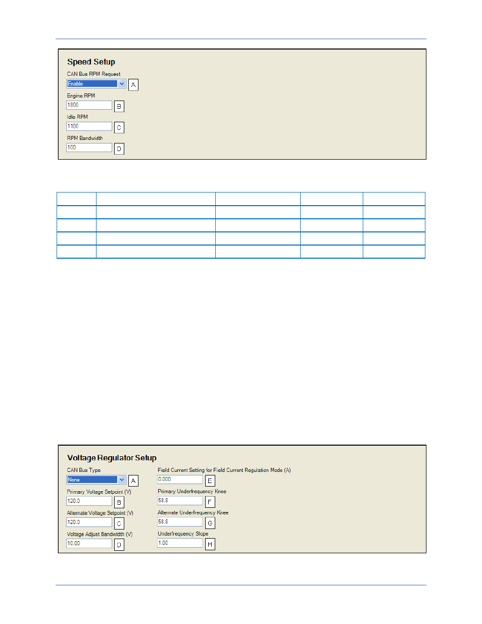Voltage regulator setup | Basler Electric DGC-2020HD User Manual | Page 262 / 404