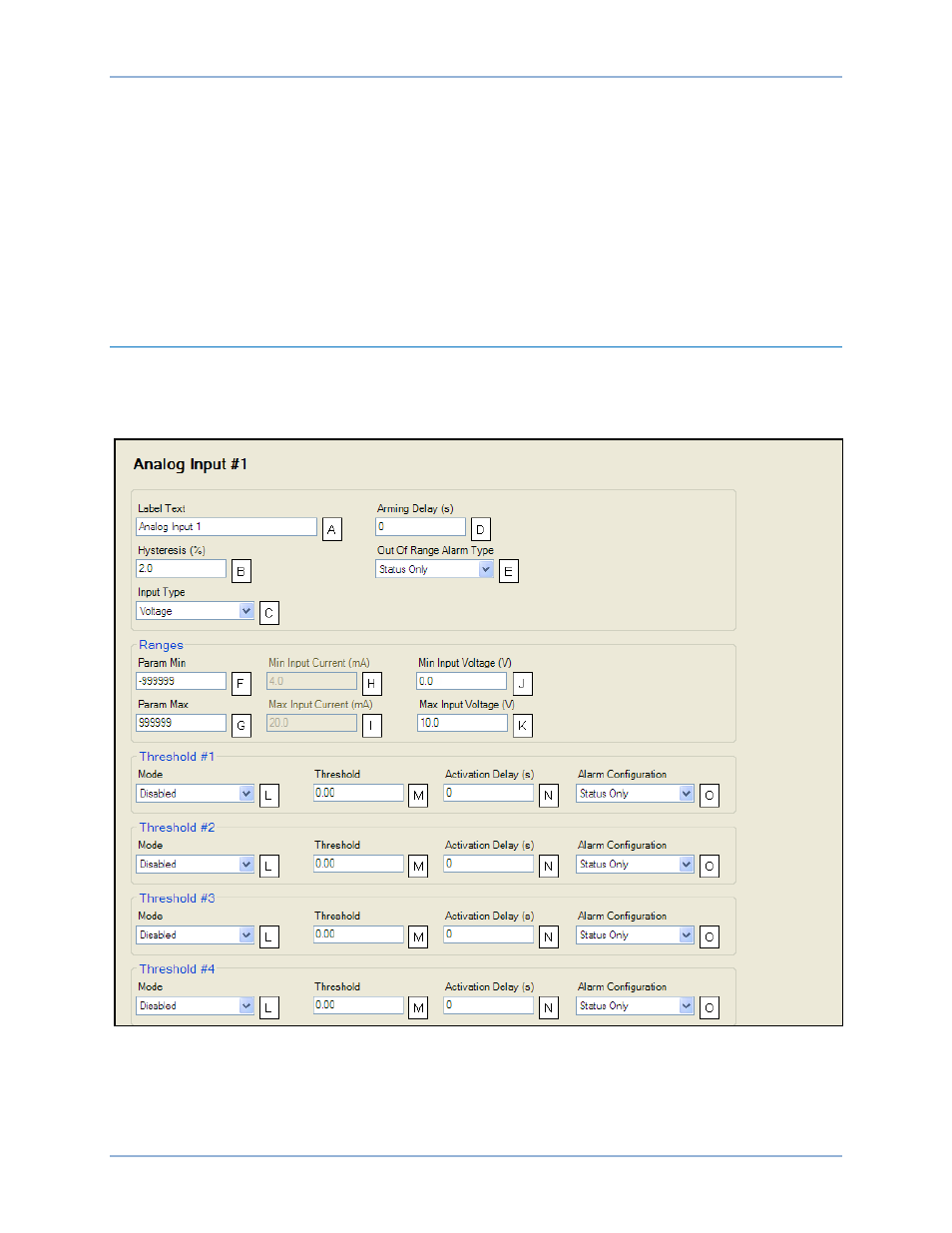 Mode, Alarm configuration, Operational settings | Thresholds | Basler Electric DGC-2020HD User Manual | Page 78 / 404