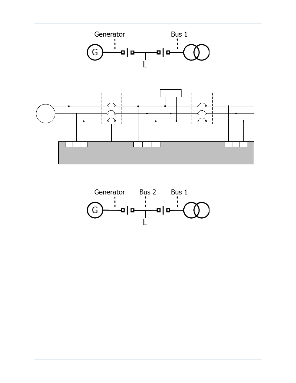 System breaker configuration setting, Figure 36, Figure 37 | Figure 38, Load, Dgc-2020hd | Basler Electric DGC-2020HD User Manual | Page 89 / 404