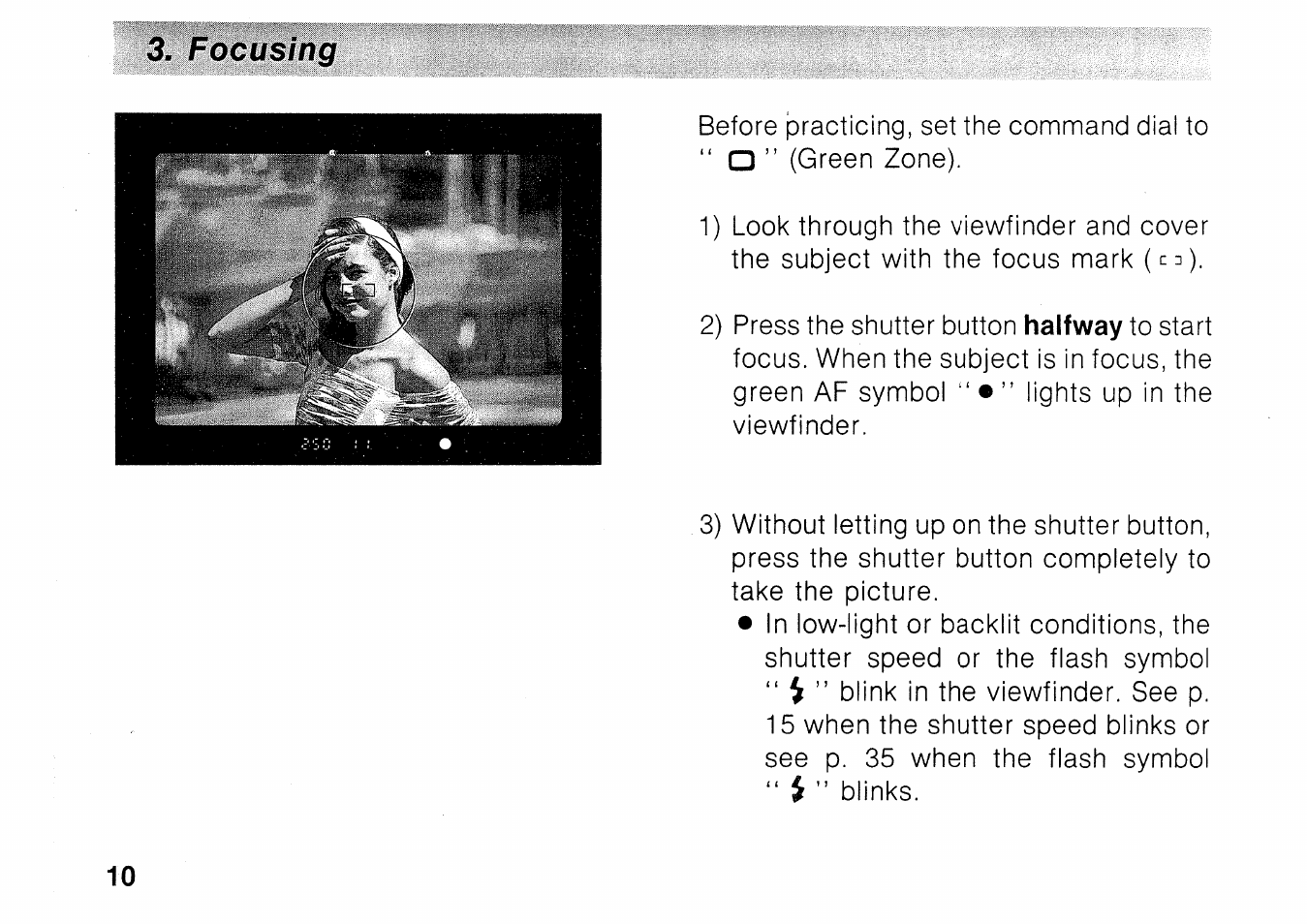 Basic operation | Canon EOS 1000N User Manual | Page 11 / 109