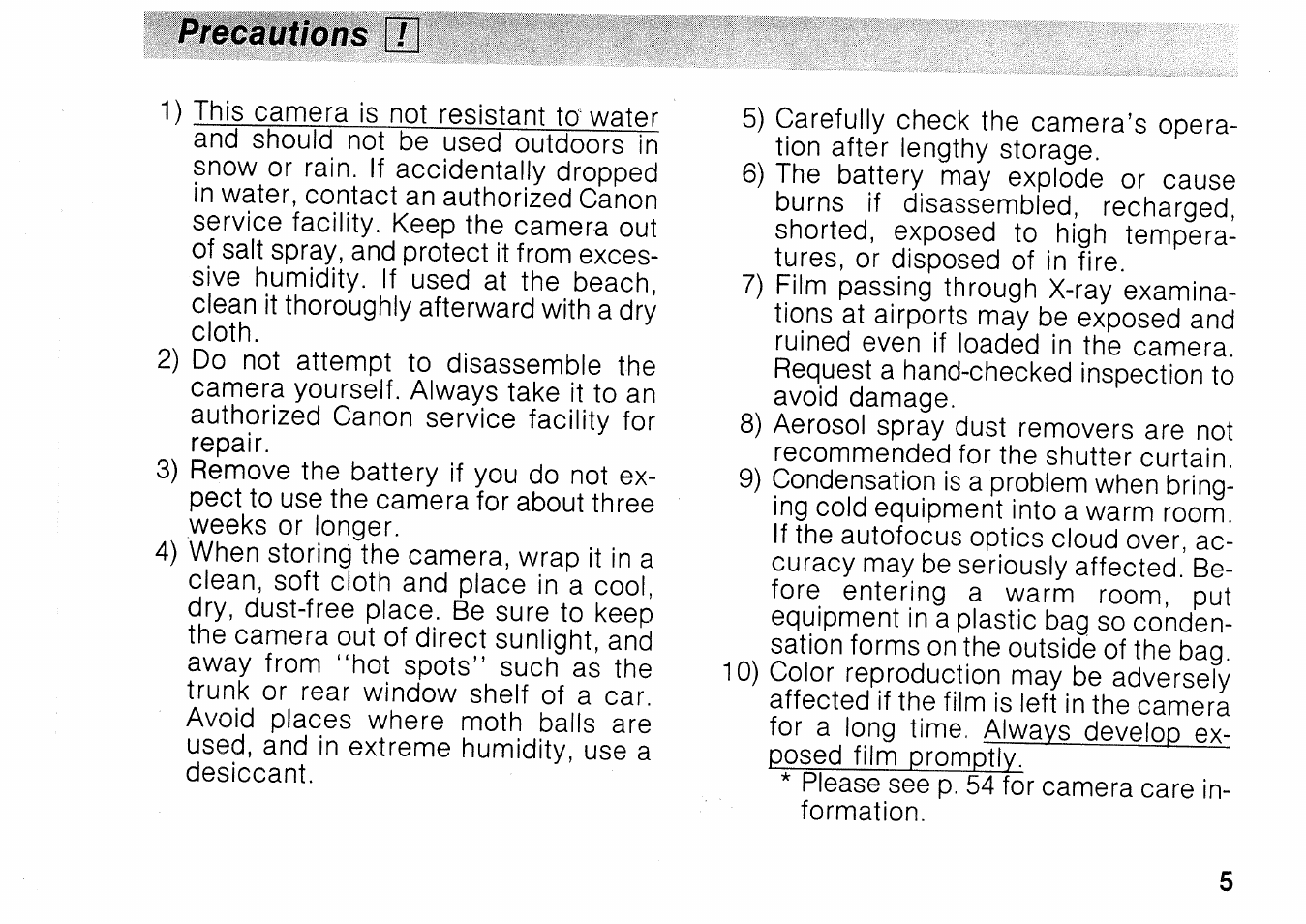 Canon EOS 1000N User Manual | Page 6 / 109