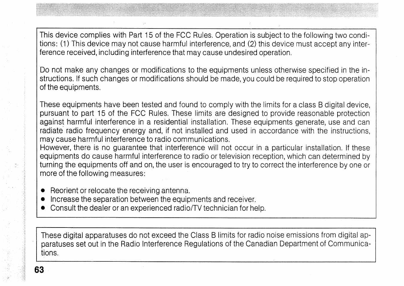 Canon EOS 1000N User Manual | Page 63 / 109