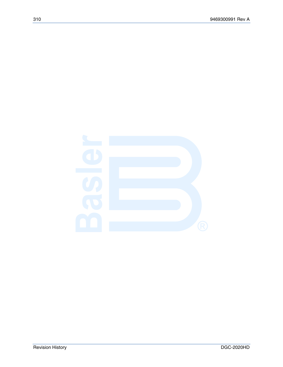 Basler Electric DGC-2020HD Modbus Protocol User Manual | Page 316 / 318