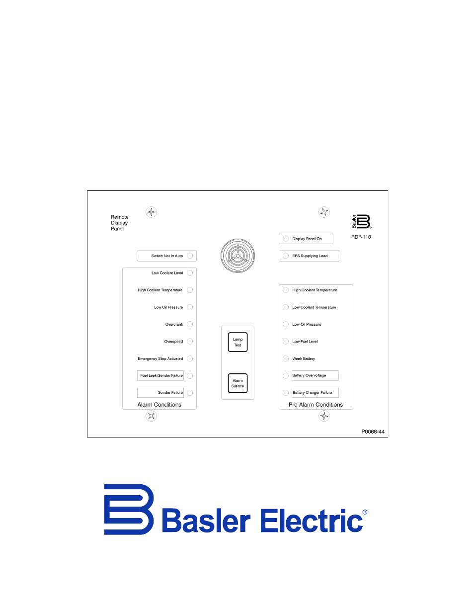 Basler Electric RDP-110 User Manual | 26 pages