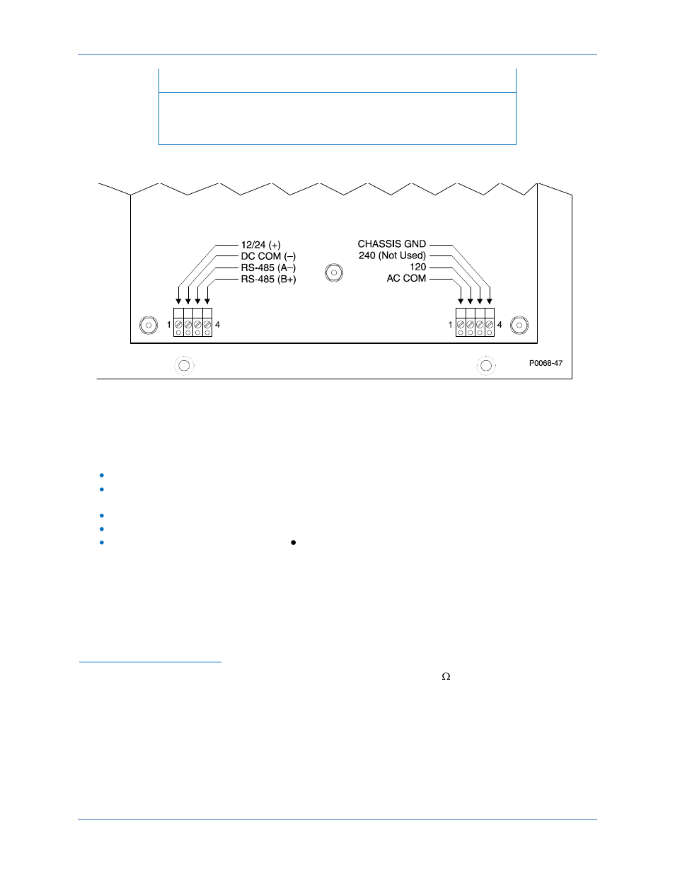 Connector wiring, Rs-485 communication connections | Basler Electric RDP-110 User Manual | Page 20 / 26