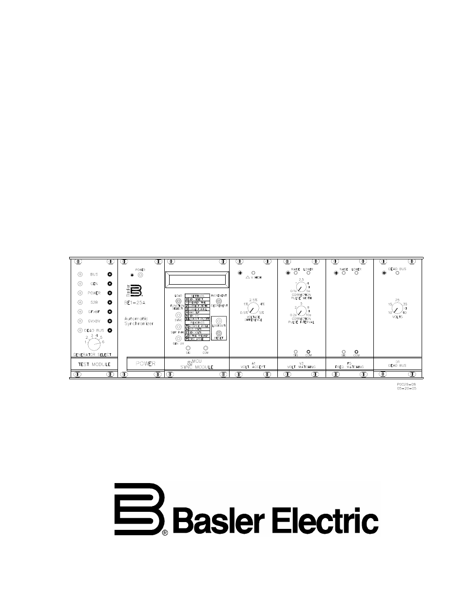 Basler Electric BE1-25A User Manual | 90 pages