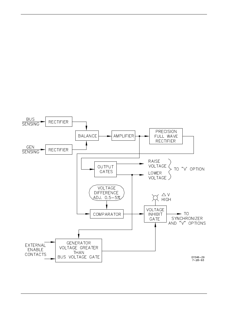 Voltage acceptance module a1, Voltage acceptance module a1 -6 | Basler Electric BE1-25A User Manual | Page 40 / 90