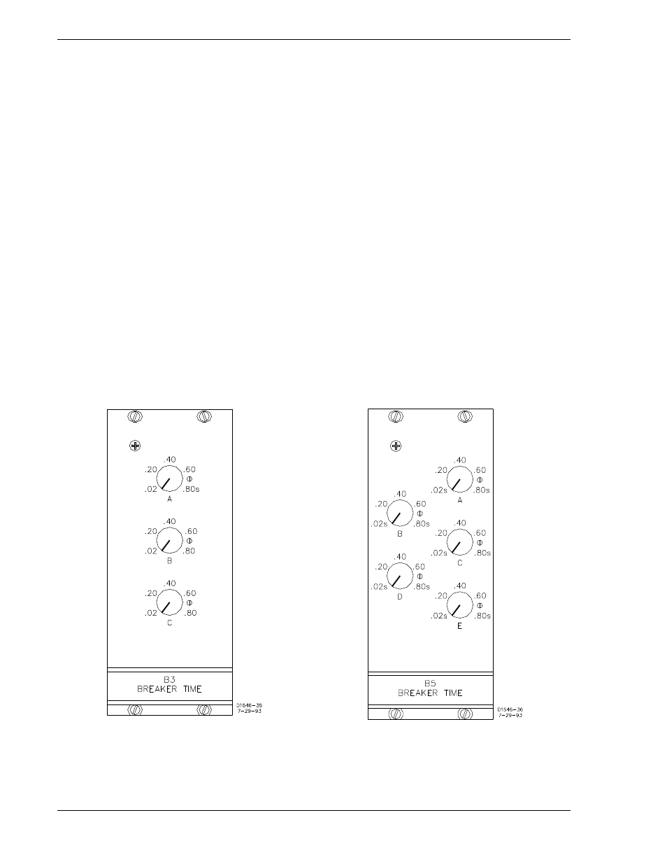 Description and application, Functional description, Description and application -8 | Functional description -8, Figure 6-5. module b3 -8 figure 6-6. module b5 -8 | Basler Electric BE1-25A User Manual | Page 78 / 90