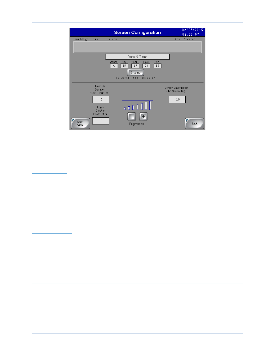 Main view screen | Basler Electric IDP-800 User Manual | Page 36 / 70