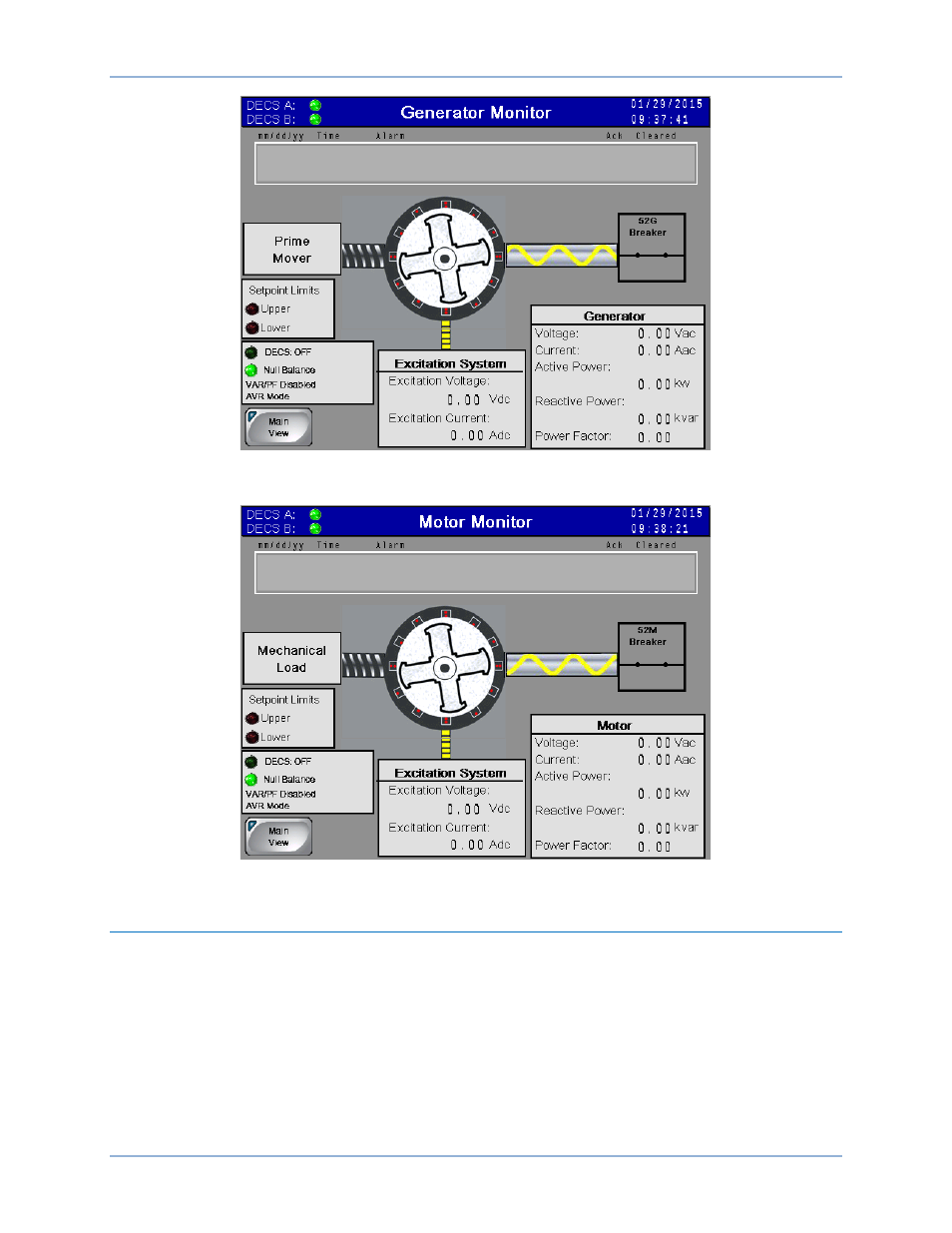 Decs metering screen | Basler Electric IDP-800 User Manual | Page 38 / 70