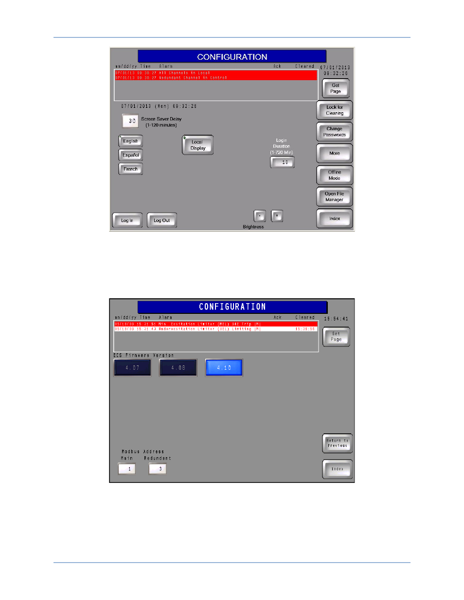 Additional configuration screen, File manager | Basler Electric IDP-1200 User Manual | Page 17 / 90