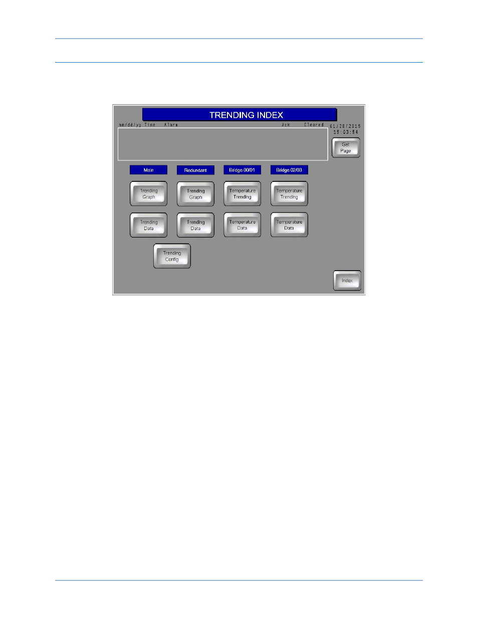 Trending index, Trending config button | Basler Electric IDP-1200 User Manual | Page 23 / 90