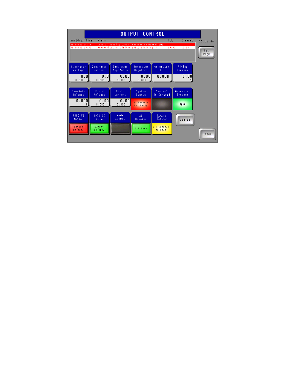 Controls, Status indicators, Metering | Basler Electric IDP-1200 User Manual | Page 33 / 90