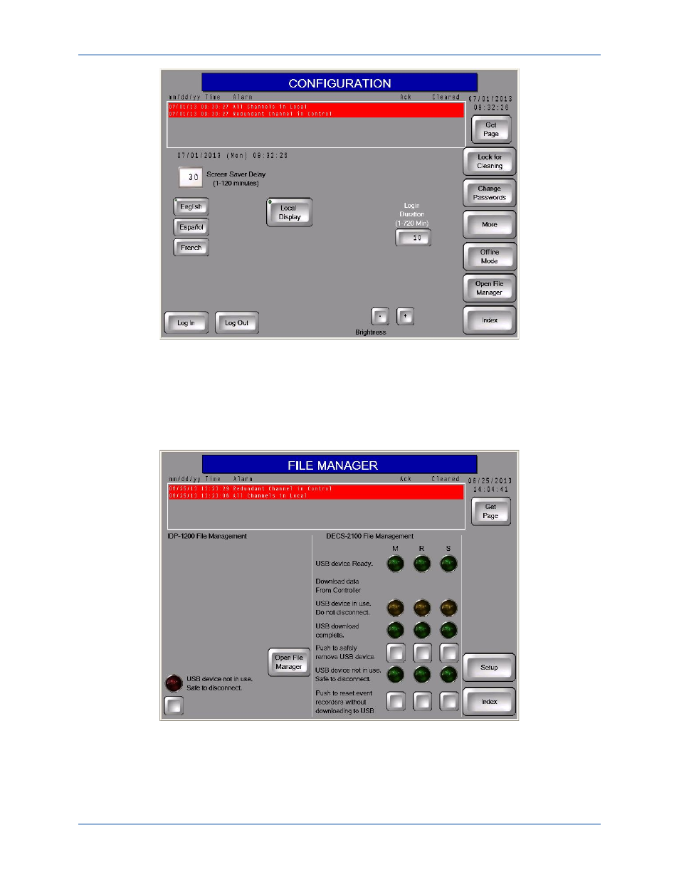 File manager | Basler Electric IDP-1200 User Manual | Page 45 / 90