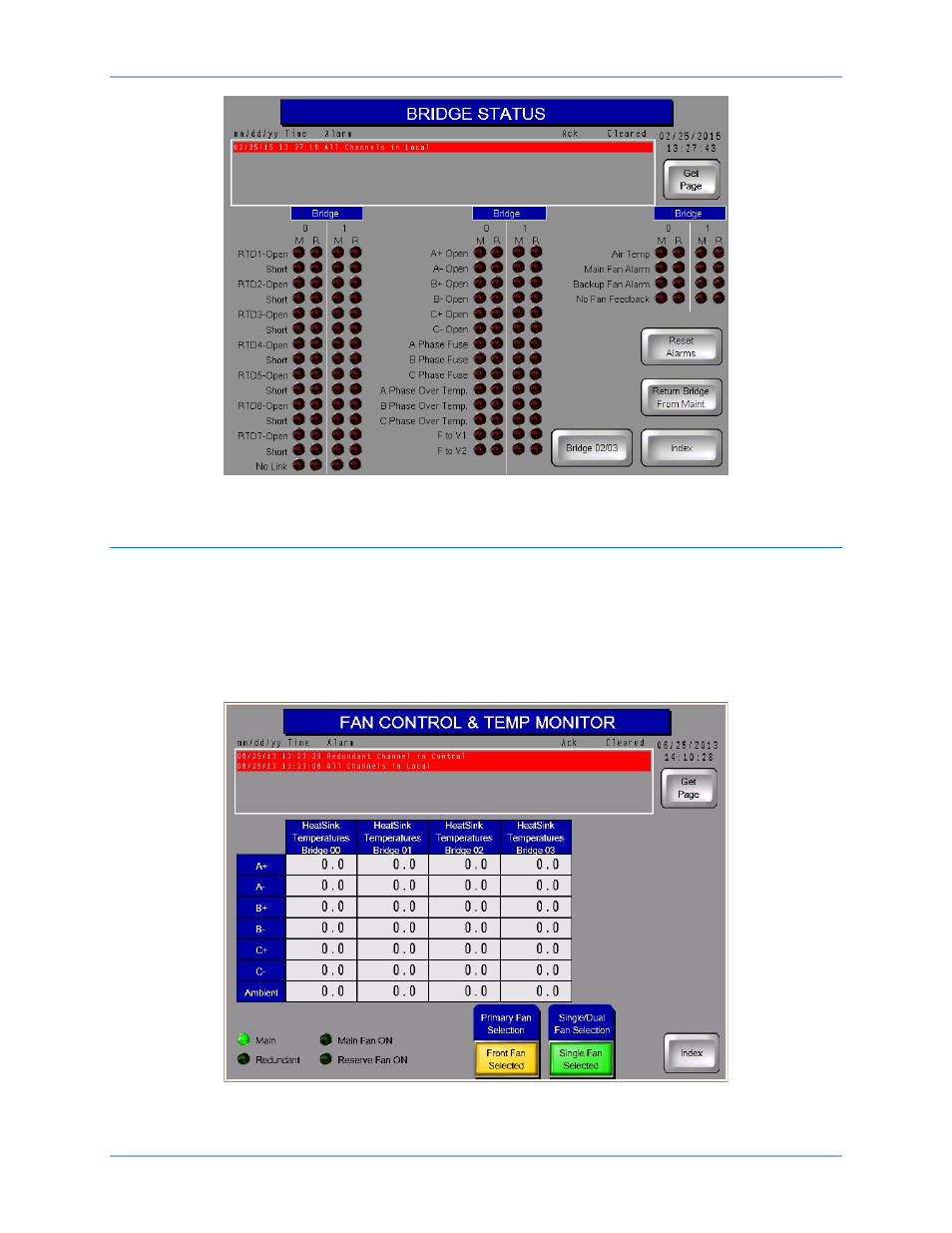 Fan control and temperature monitor | Basler Electric IDP-1200 User Manual | Page 57 / 90