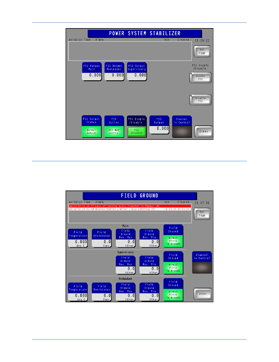 Field ground | Basler Electric IDP-1200 User Manual | Page 59 / 90