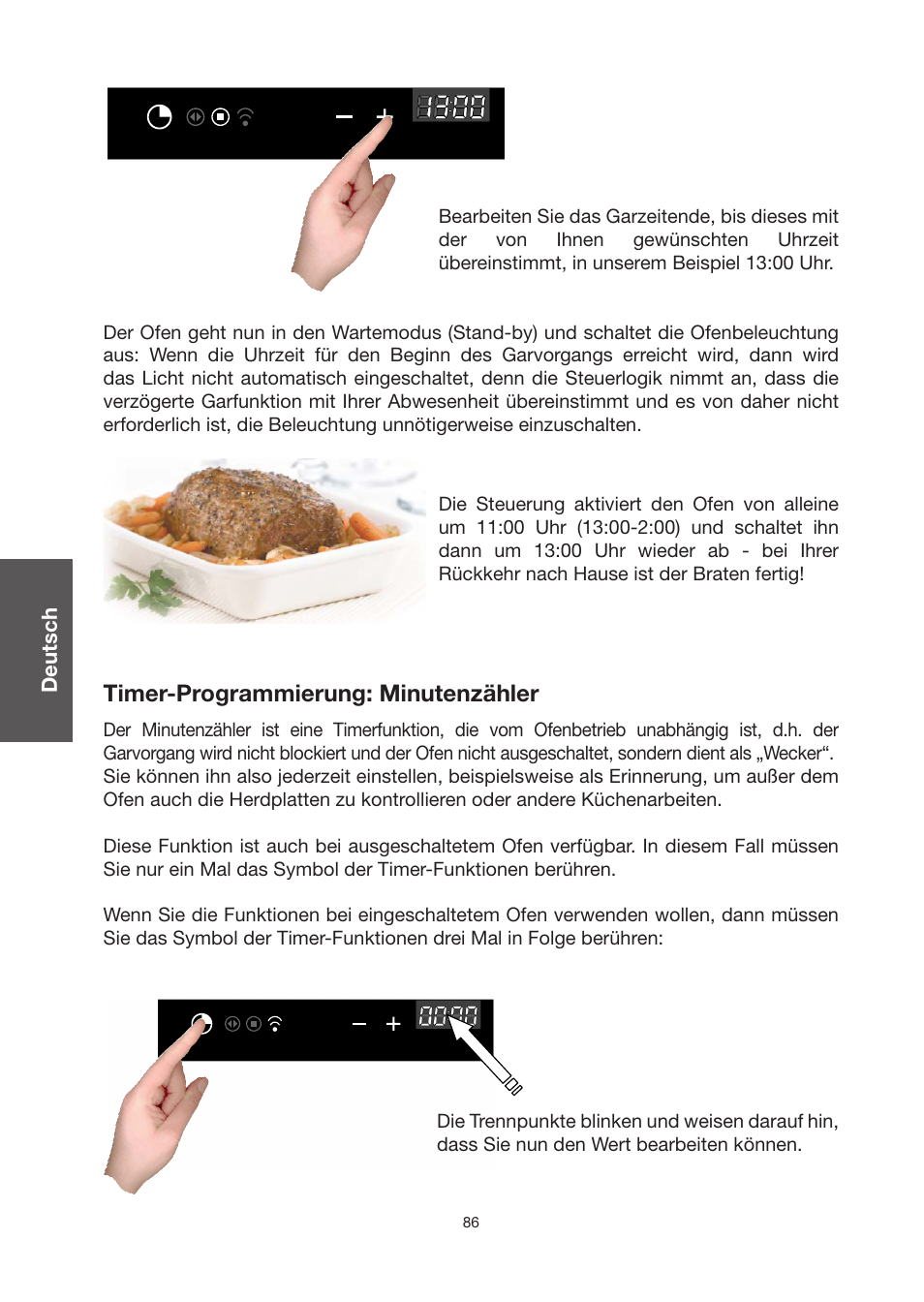 Timer-programmierung: minutenzähler | Baumatic BO920TS User Manual | Page 89 / 162