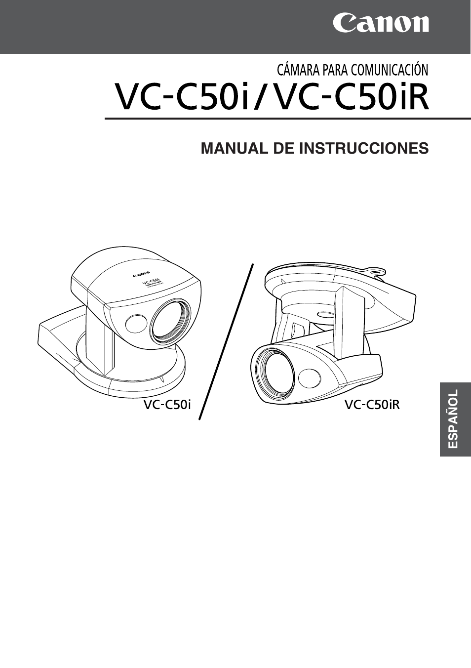 Manual de instrucciones | Canon VC-C50iR User Manual | Page 123 / 246