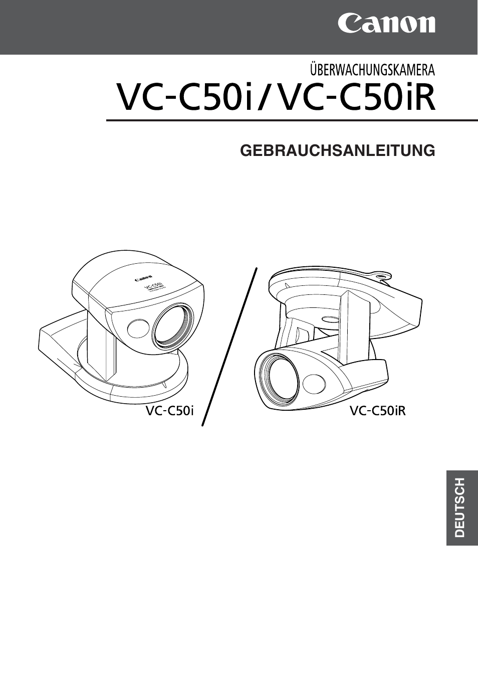 Gebrauchsanleitung | Canon VC-C50iR User Manual | Page 165 / 246