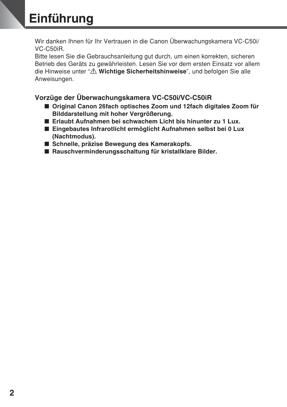 Einführung | Canon VC-C50iR User Manual | Page 166 / 246