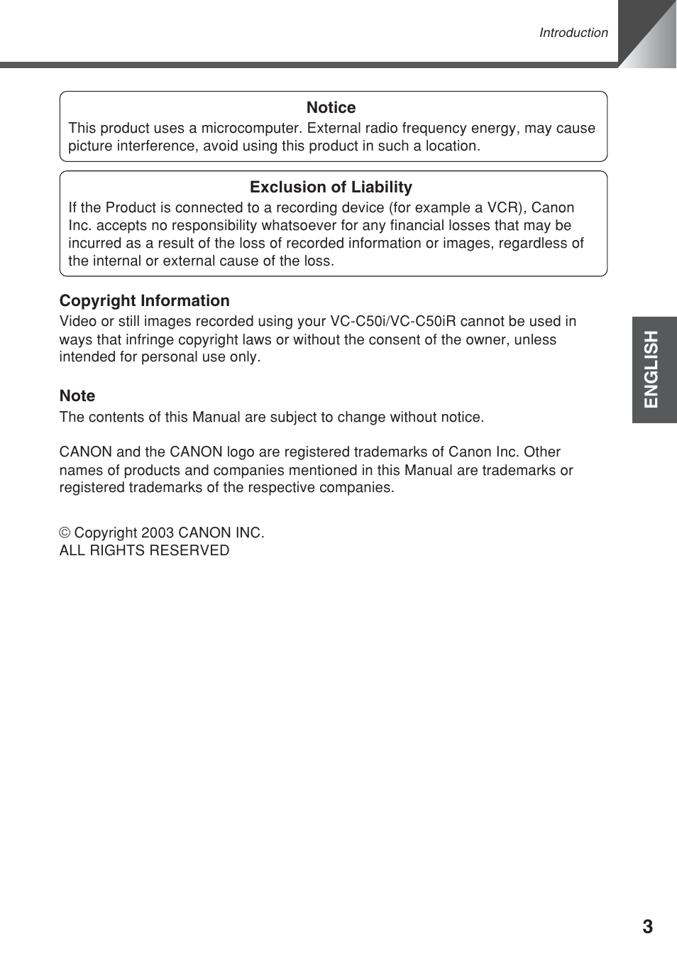 Canon VC-C50iR User Manual | Page 41 / 246