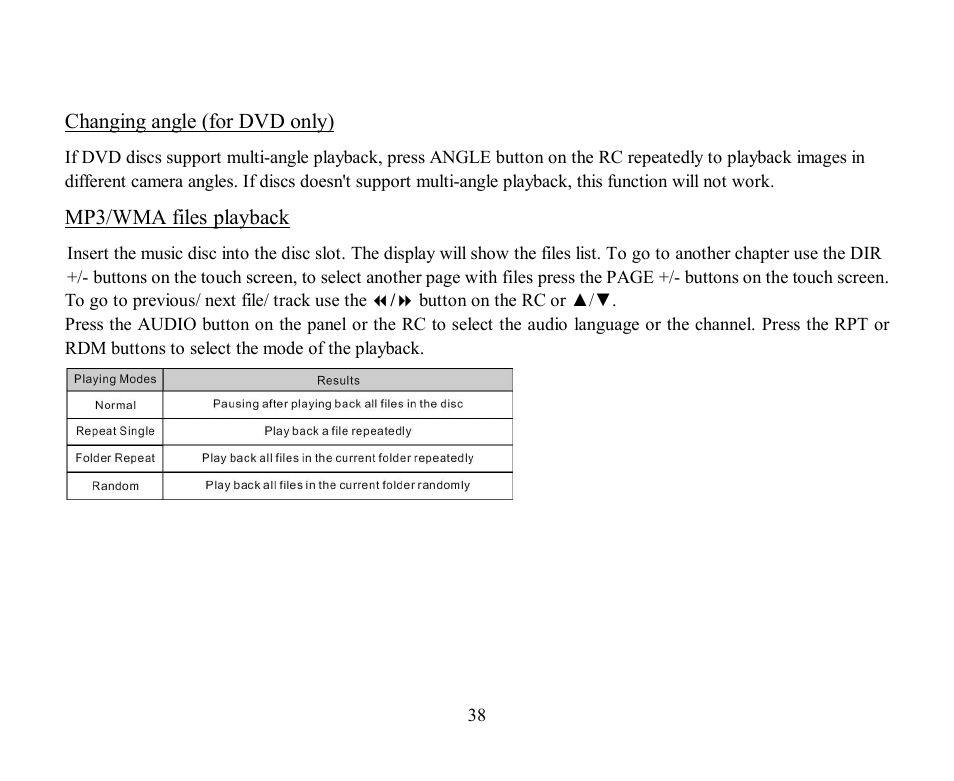 Hyundai H-CMMD4043 User Manual | Page 38 / 101