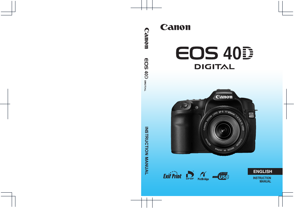 Canon 40D User Manual | 196 pages