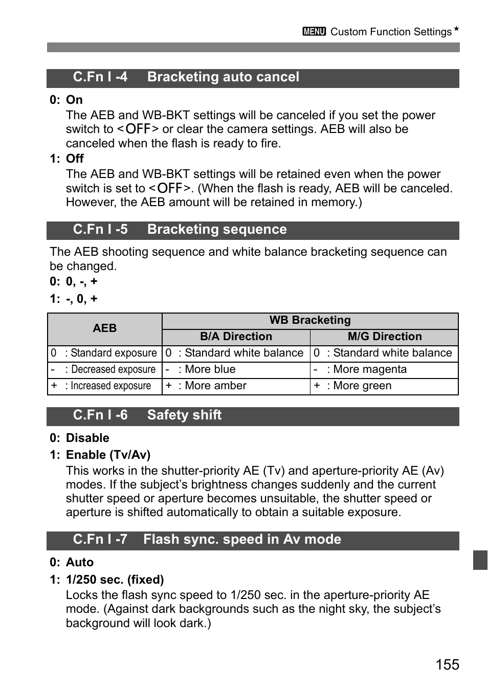 Canon 40D User Manual | Page 155 / 196