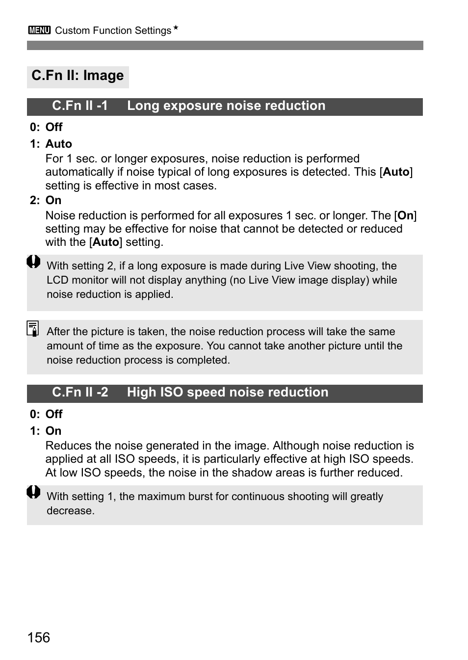 C.fn ii: image | Canon 40D User Manual | Page 156 / 196