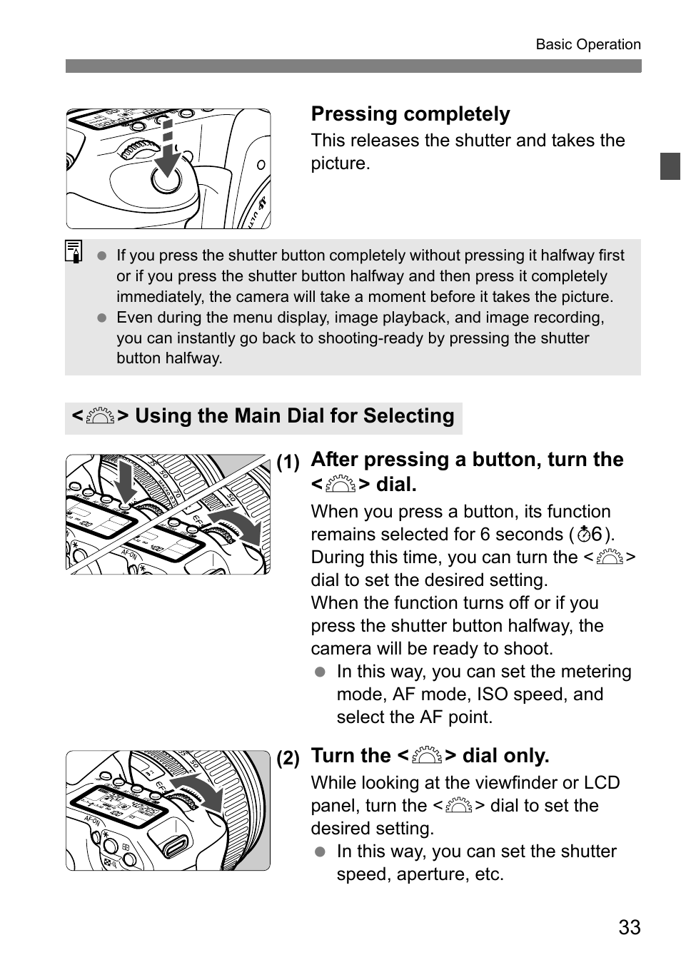 Canon 40D User Manual | Page 33 / 196