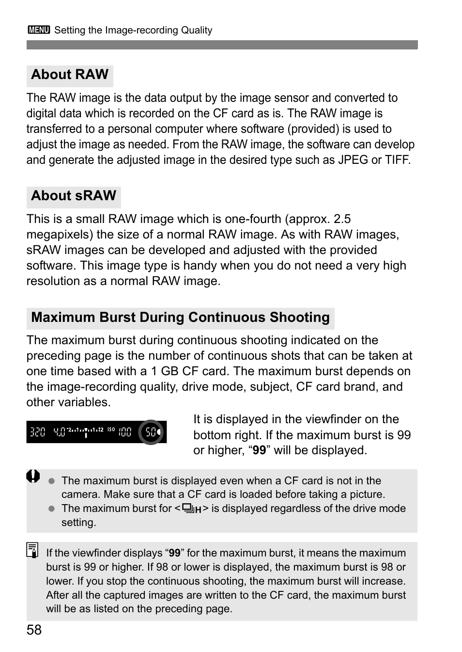 Canon 40D User Manual | Page 58 / 196