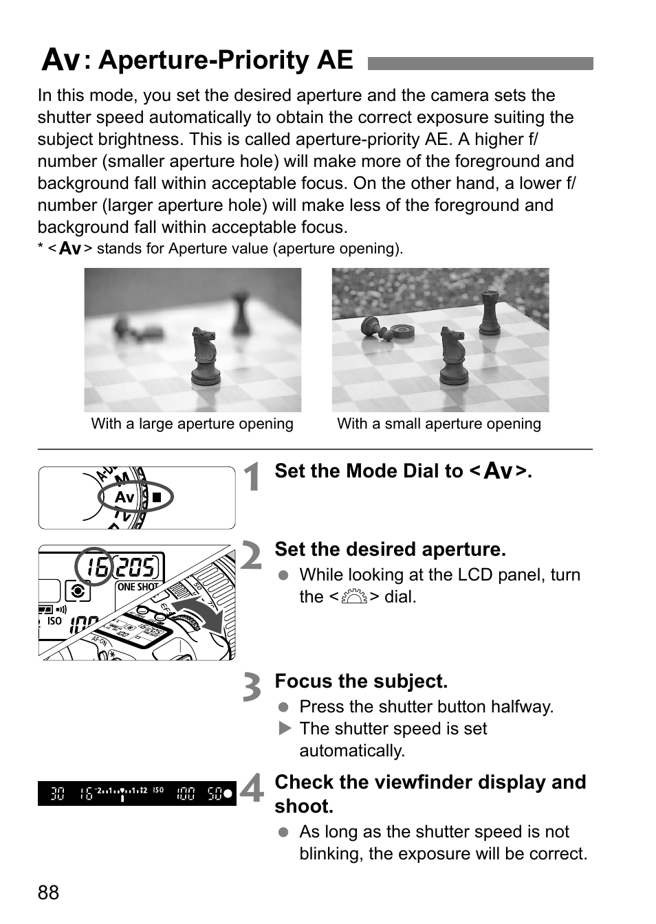 F: aperture-priority ae | Canon 40D User Manual | Page 88 / 196