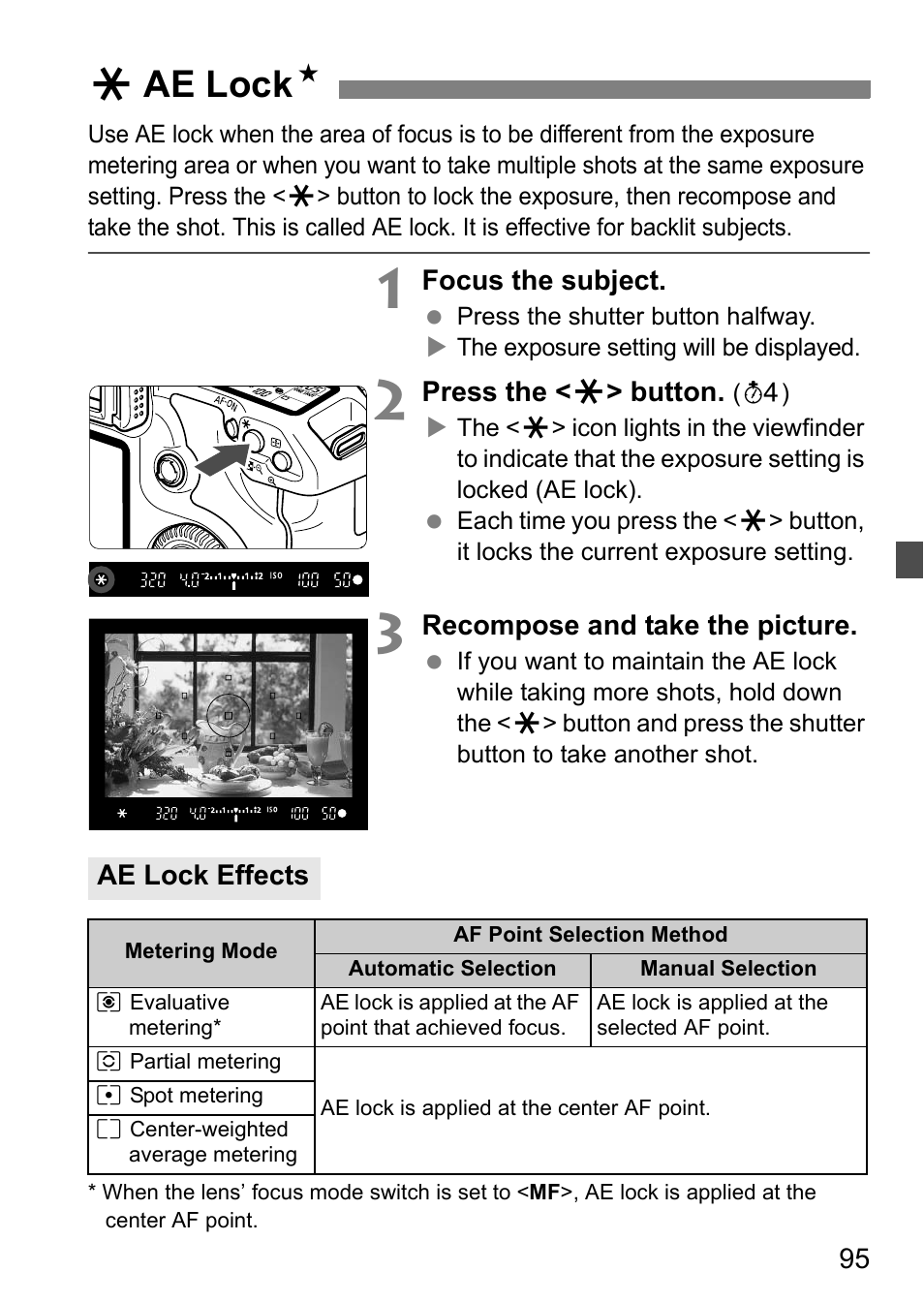 Aae lock n | Canon 40D User Manual | Page 95 / 196