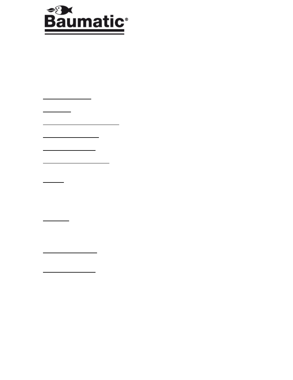 Baumatic BCE520SL User Manual | Page 32 / 36