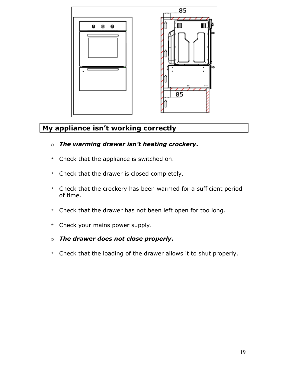 Baumatic WD02SS User Manual | Page 19 / 24