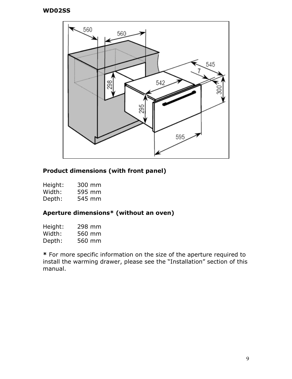 Baumatic WD02SS User Manual | Page 9 / 24