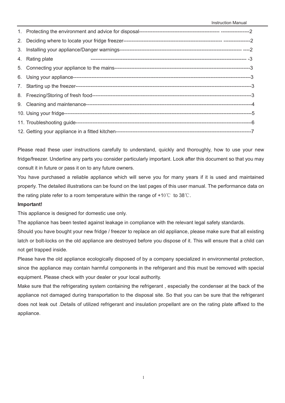 Baumatic BRCI7031 User Manual | Page 3 / 24