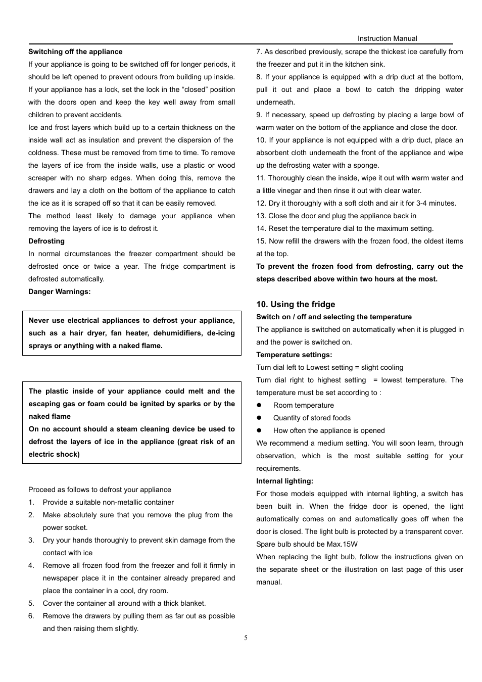 Baumatic BRCI7031 User Manual | Page 7 / 24