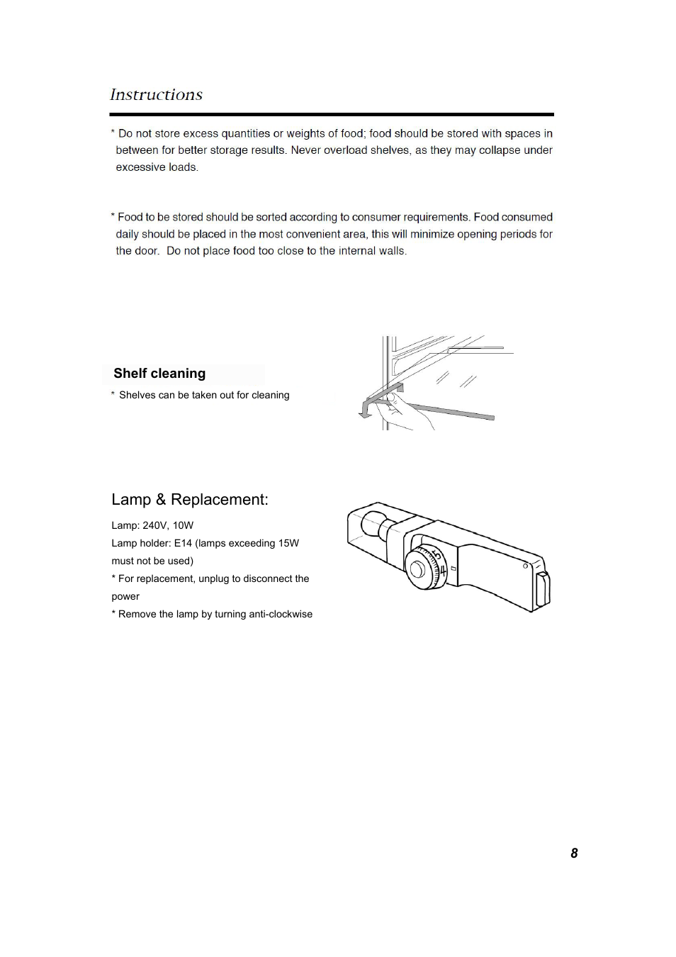 Lamp & replacement | Baumatic BR100 User Manual | Page 11 / 28