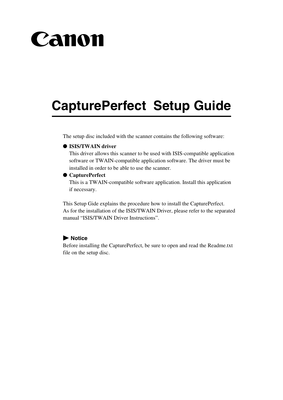 Canon Scanner User Manual | 4 pages