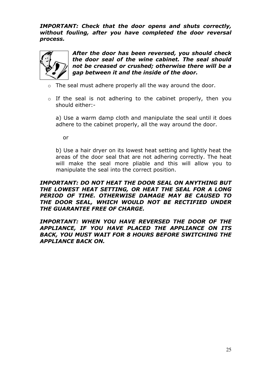 Baumatic BWC455BGL User Manual | Page 25 / 36