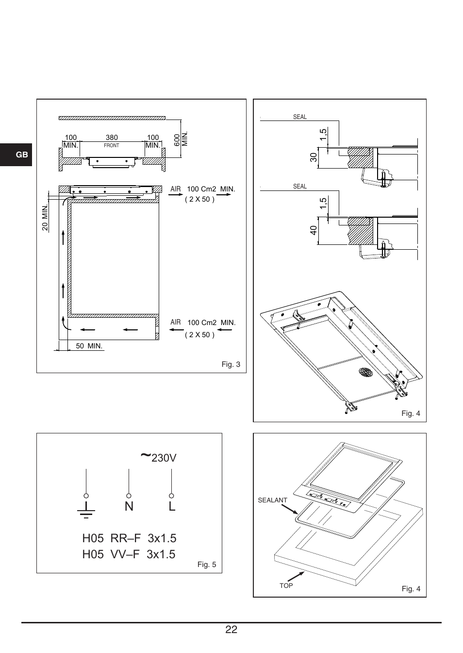 230v | Baumatic BHTP400SS User Manual | Page 22 / 68