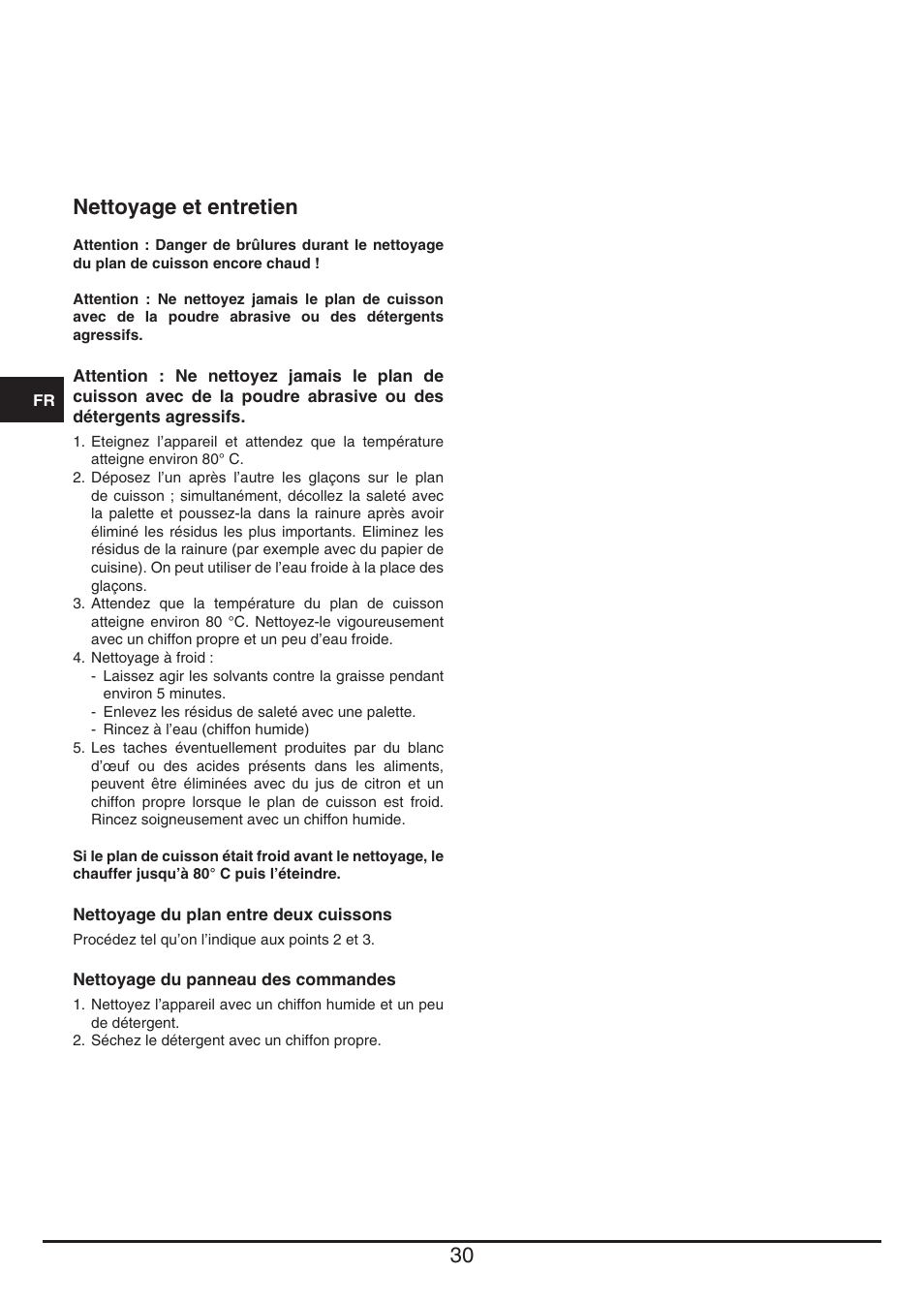 Nettoyage et entretien | Baumatic BHTP400SS User Manual | Page 30 / 68